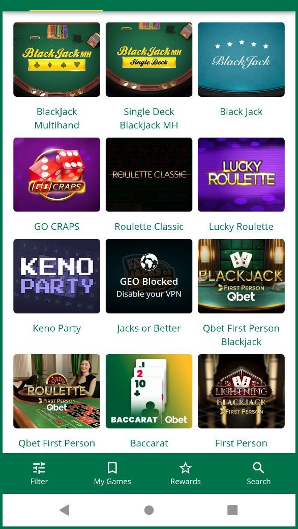 Klassieke live tafelspellen beschikbaar bij Qbet